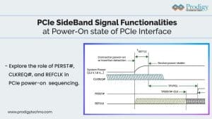 PCIe Side Band Signals functionalities at power on state of PCIe interface