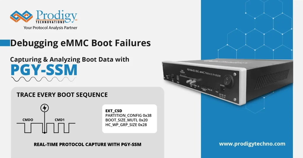 Debugging eMMC Boot Failures: Capturing & Analyzing Boot Data with PGY-SSM