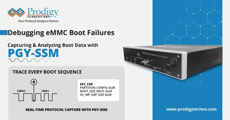 Debugging eMMC Boot Failures: Capturing & Analyzing Boot Data with PGY-SSM