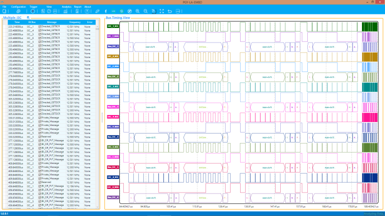 MCTP with Logic Analyzer DUT