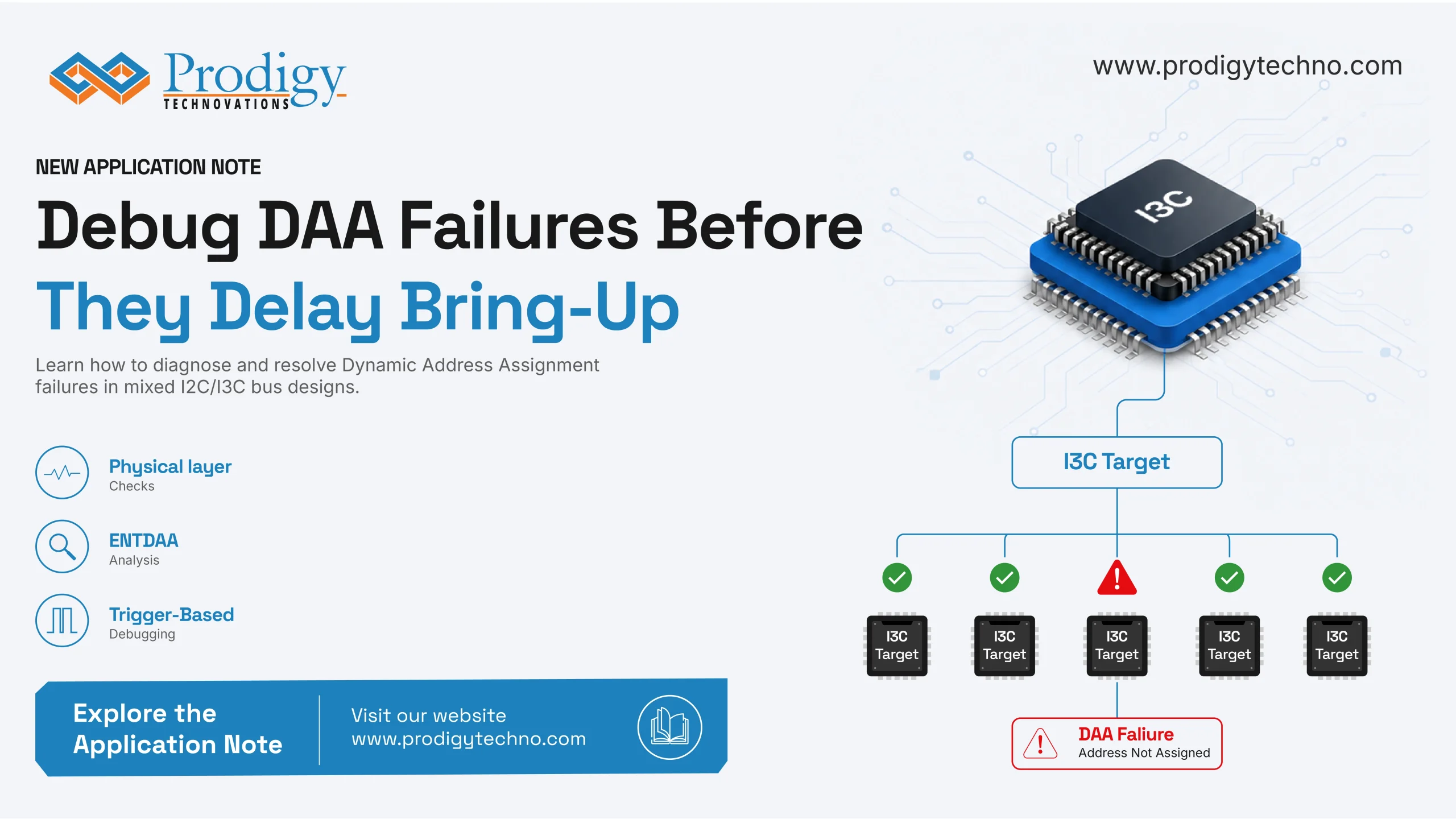 Prodigy I3C Application Note for DAA failure debugging