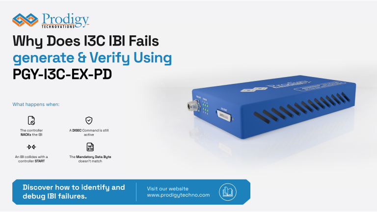Using the PGY-I3C-EX-PD to Generate and Verify IBI Traffic